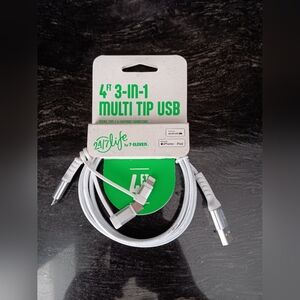 3-in-1 Multi Tip USB Charging Cable